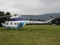 Mi-2 OM-PIQ. 14.9.05 v nemocnici v Žiline. Foto: Václav Kudela 